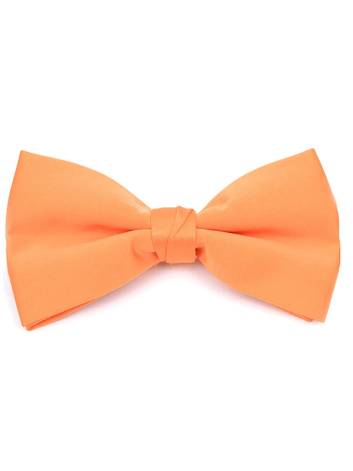 Young Boy's Pre-tied Adjustable Length Bow Tie - Formal Tuxedo Solid Color