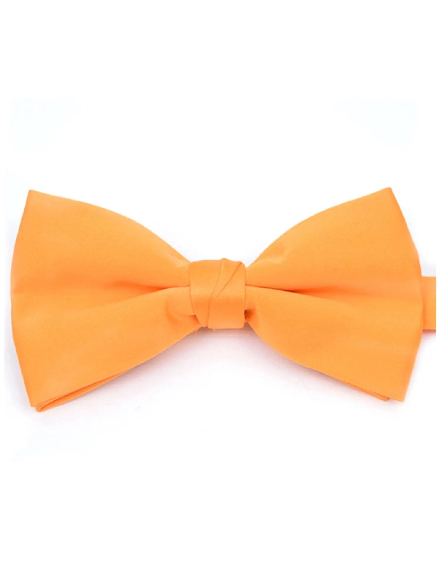 Young Boy's Pre-tied Adjustable Length Bow Tie - Formal Tuxedo Solid Color