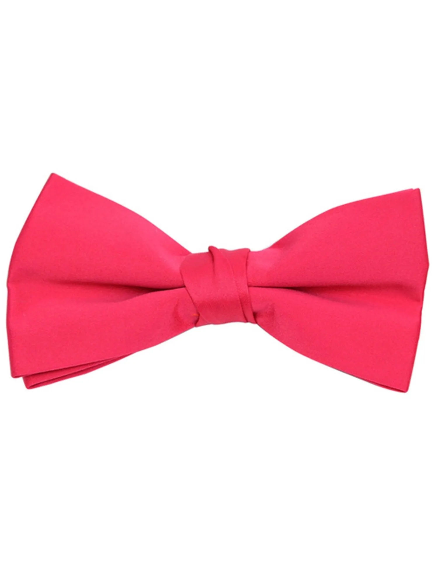 Young Boy's Pre-tied Adjustable Length Bow Tie - Formal Tuxedo Solid Color