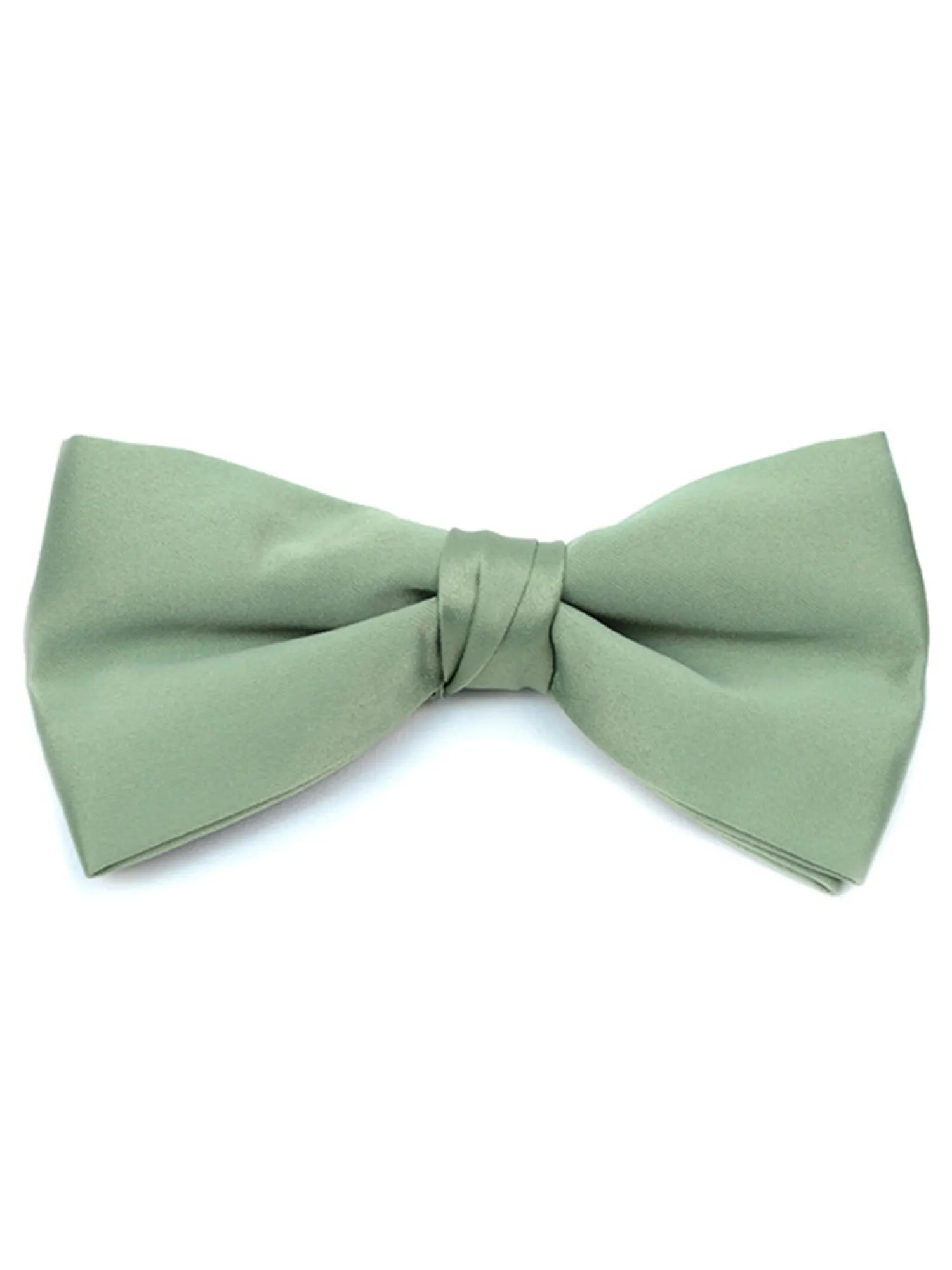 Young Boy's Pre-tied Adjustable Length Bow Tie - Formal Tuxedo Solid Color