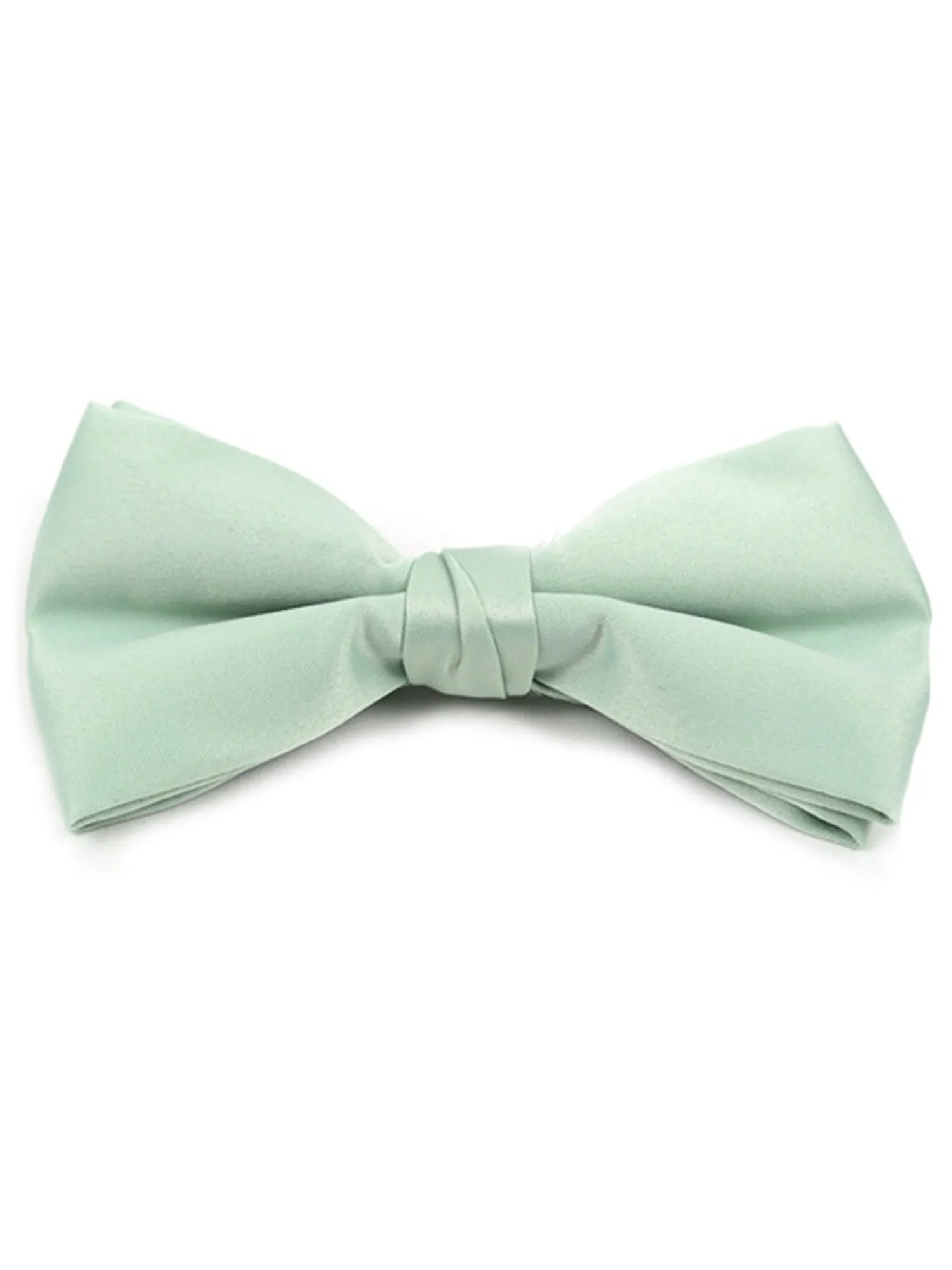 Young Boy's Pre-tied Adjustable Length Bow Tie - Formal Tuxedo Solid Color