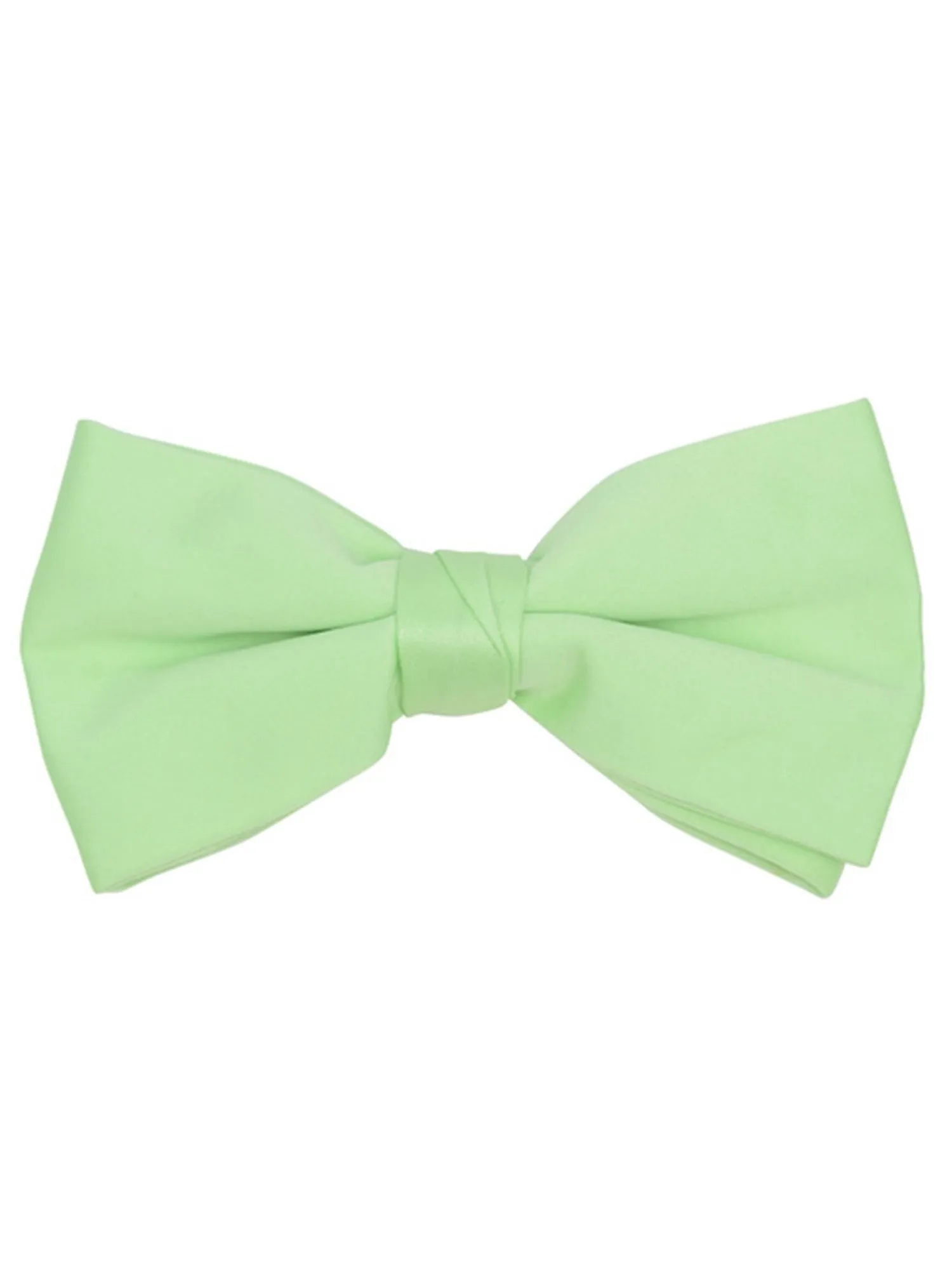 Young Boy's Pre-tied Adjustable Length Bow Tie - Formal Tuxedo Solid Color