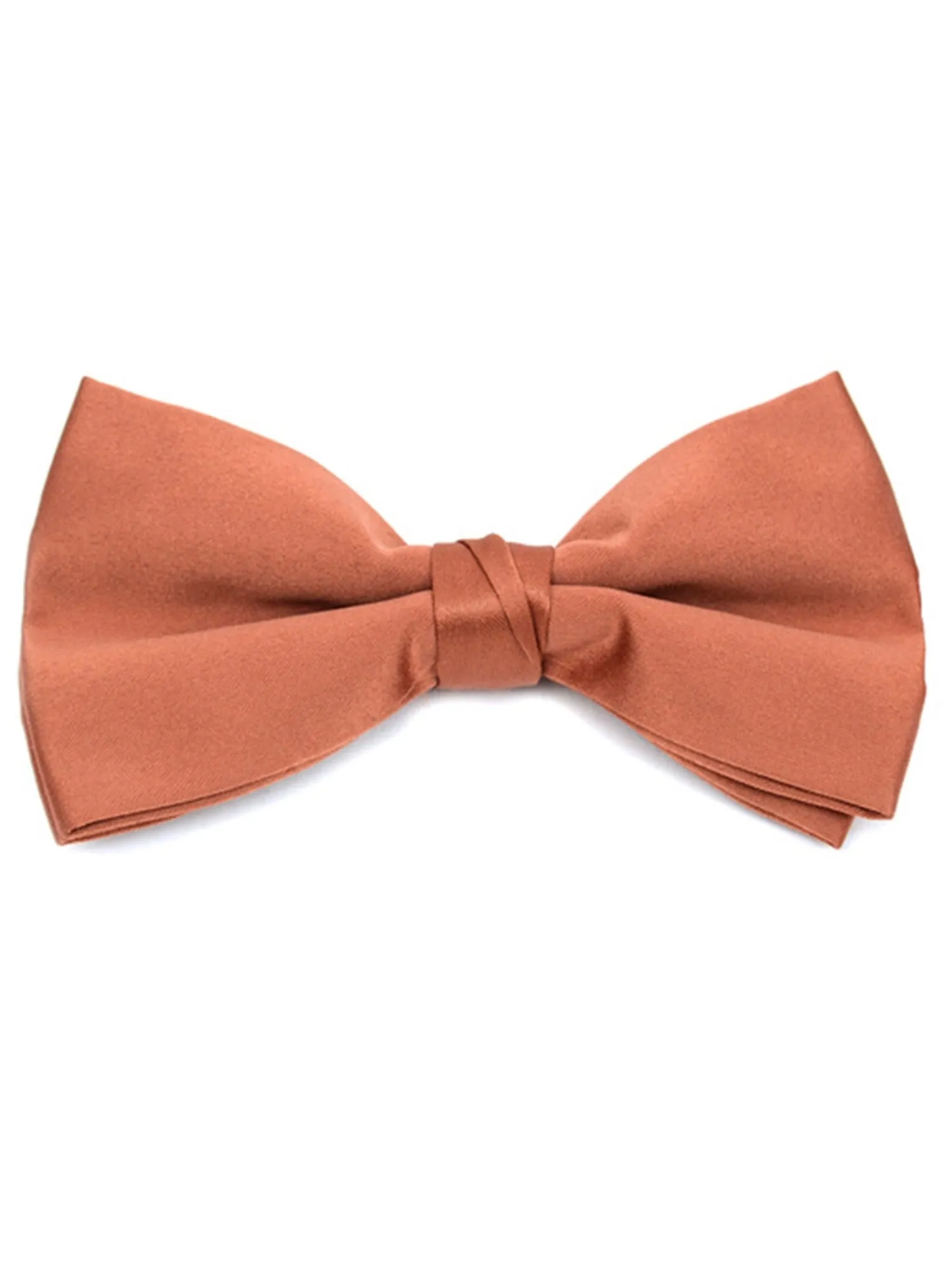 Young Boy's Pre-tied Adjustable Length Bow Tie - Formal Tuxedo Solid Color