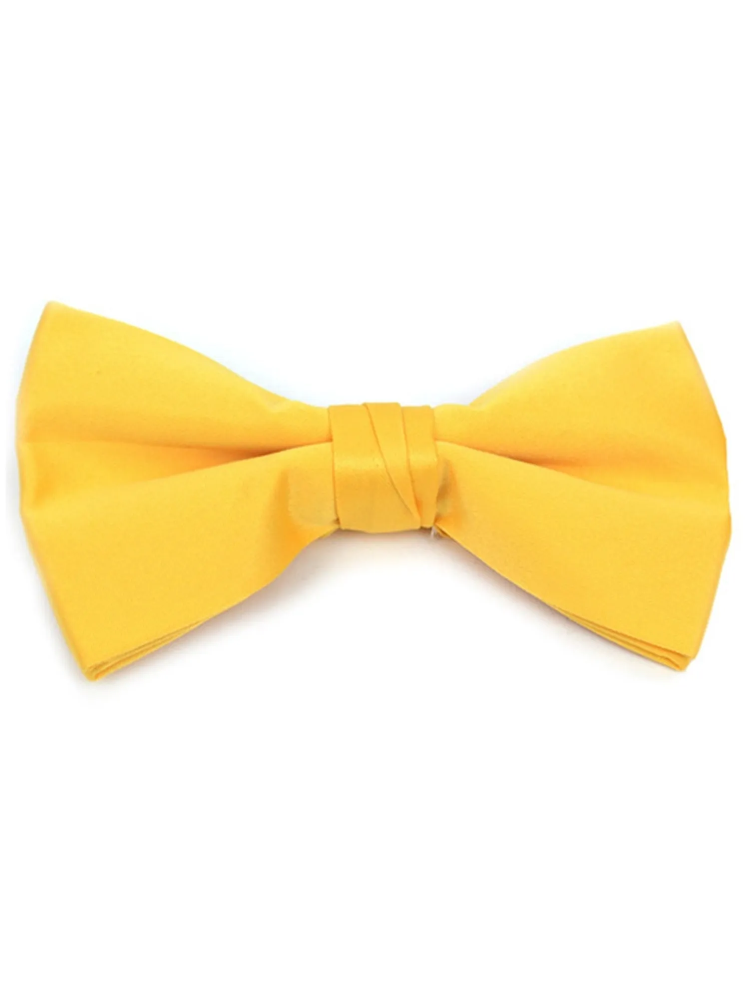 Young Boy's Pre-tied Adjustable Length Bow Tie - Formal Tuxedo Solid Color